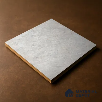 Budget Friendly Marble Look Value for Money Parking Grayscale Floor Tile 16 x 16 inch | TL 00598 | Vitrified Matte Finish Tile - 12 mm | Suitable For Parking, Bathroom, Balcony & Terrace | Pattern Alignment May Vary | 2-3 mm Spacer is Mandatory