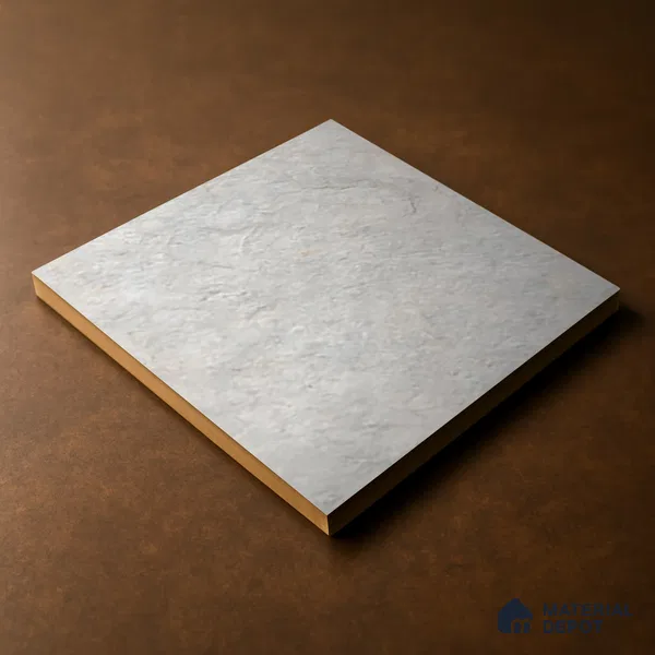 Budget Friendly Marble Look Value for Money Parking Grayscale Floor Tile 16 x 16 inch | TL 00598 | Vitrified Matte Finish Tile - 12 mm | Suitable For Parking, Bathroom, Balcony & Terrace | Pattern Alignment May Vary | 2-3 mm Spacer is Mandatory