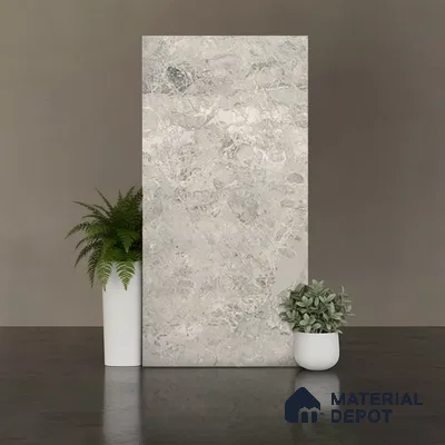 TL 00168 Grayscale Grey 4 ft x 2 ft Endless Carving Matte Finish Vitrified Floor Tile - 9 mm