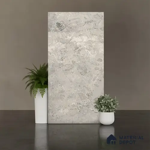 TL 00168 Grayscale Grey 4 ft x 2 ft Endless Carving Matte Finish Vitrified Floor Tile - 9 mm