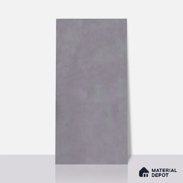 Cement Floor & Wall Tile TL 06402 B Nebula Grey 4 ft x 2 ft Matte Finish Vitrified Tile - 9 mm | Suitable for Living Room, Bedroom & Bathroom (Sample)