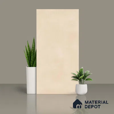 Stone Floor & Wall Tile TL 06402 C Nebula Ivory 4 ft x 2 ft Matte Finish Vitrified Tile - 9 mm | Suitable for Living Room, Bedroom & Bathroom (Sample)