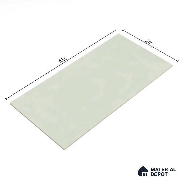 Cement Floor & Wall Tile TL 06402 D Nebula Light Green 4 ft x 2 ft Matte Finish Vitrified Tile - 9 mm | Suitable for Living Room, Bedroom & Bathroom (Sample)