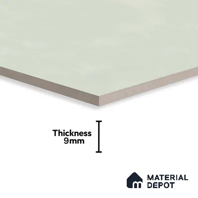 Cement Floor & Wall Tile TL 06402 D Nebula Light Green 4 ft x 2 ft Matte Finish Vitrified Tile - 9 mm | Suitable for Living Room, Bedroom & Bathroom (Sample)