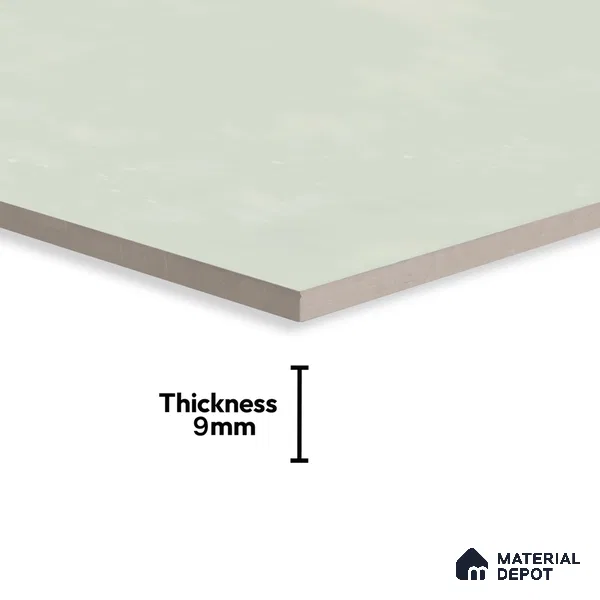 Cement Floor & Wall Tile TL 06402 D Nebula Light Green 4 ft x 2 ft Matte Finish Vitrified Tile - 9 mm | Suitable for Living Room, Bedroom & Bathroom (Sample)