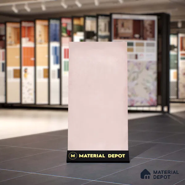 Stone Floor & Wall Tile TL 06402 E Nebula Pink 4 ft x 2 ft Matte Finish Vitrified Tile - 9 mm | Suitable for Living Room, Bedroom & Bathroom (Sample)