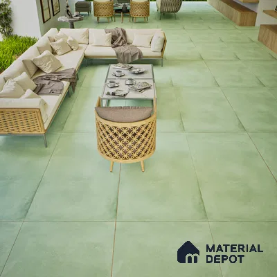 Stone Floor & Wall Tile TL 06402 G Nebula Verde 4 ft x 2 ft Matte Finish Vitrified Tile - 9 mm | Suitable for Living Room, Bedroom & Bathroom (Sample)