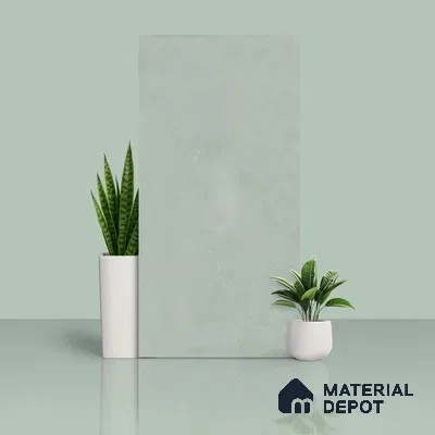 Cement Floor & Wall Tile TL 06402 Nebula Green 4 ft x 2 ft Matte Finish Vitrified Tile - 9 mm | Suitable for Living Room, Bedroom & Bathroom (Sample)