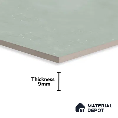 Cement Floor & Wall Tile TL 06402 Nebula Green 4 ft x 2 ft Matte Finish Vitrified Tile - 9 mm | Suitable for Living Room, Bedroom & Bathroom (Sample)