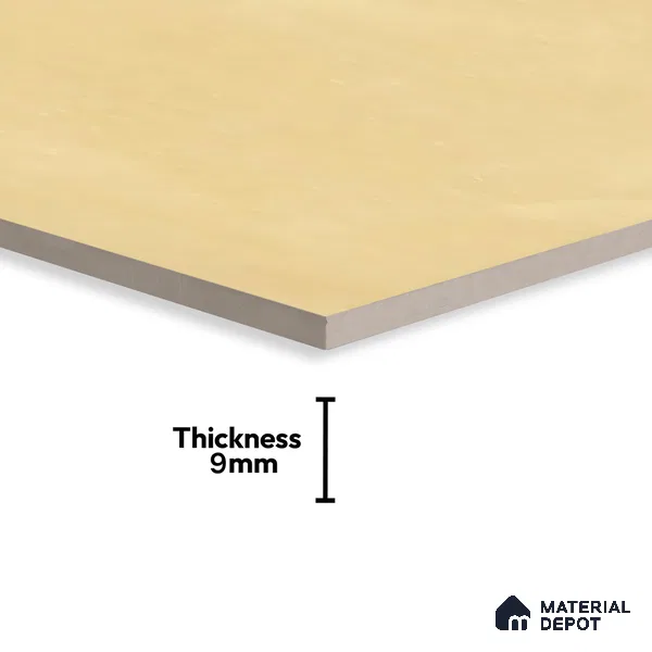 Stone Floor & Wall Tile TL 06402 I Nebula Yellow 4 ft x 2 ft Matte Finish Vitrified Tile - 9 mm | Suitable for Living Room, Bedroom & Bathroom (Sample)