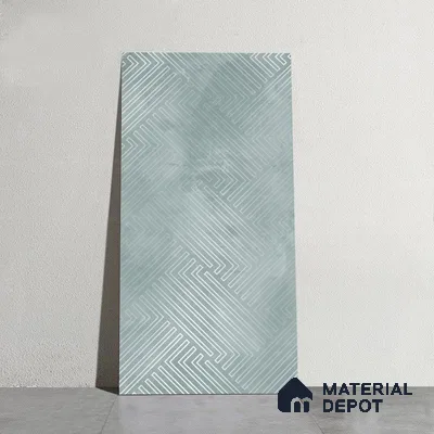 Marble Floor & Wall Tile TL 06402 Y Nebula Green HL 4 ft x 2 ft Vitrified Matte Finish - 9 mm |