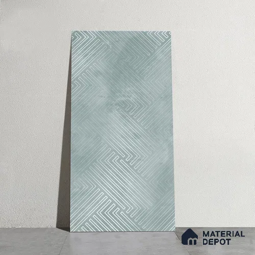 Marble Floor & Wall Tile TL 06402 Y Nebula Green HL 4 ft x 2 ft Vitrified Matte Finish - 9 mm |