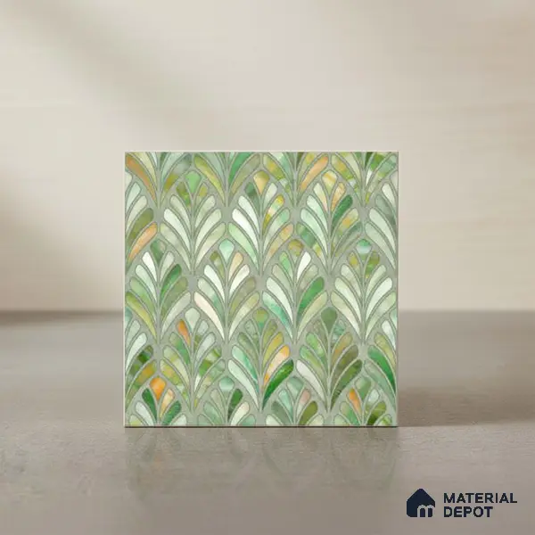 Wall Tile TL 10035 | CRV-84 | 1 ft x 1 ft  Finish Ceramic Tile - 10 mm | Suitable for Living Room, Bedroom, Bathroom & Kitchen | Please Expect a Slight Variation of Pattern