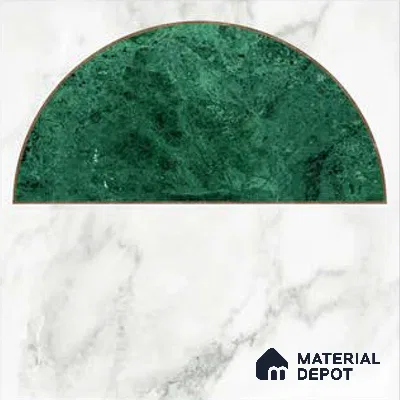 Moroccan Floor & Wall Tile TL 10017 | CRV-107 | 1 ft x 1 ft Matte Finish Ceramic Tile - 10 mm | Suitable for Bathroom, Kitchen, Balcony | Please Expect a Slight Variation of Pattern