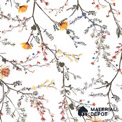 Floral Look Wall Tile TL 06517 C CR Multi Decor 04 4 ft x 2 ft Vitrified Matte Finish Tile - 9 mm | Suitable for Living Room, Bedroom, Bathroom, Dining (Sample)