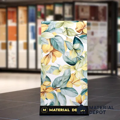 Tropical Look Wall Tile TL 06517 E CR Multi Decor 07 4 ft x 2 ft Vitrified Matte Finish Tile - 9 mm | Suitable for Living Room, Bedroom, Bathroom, Dining (Sample)