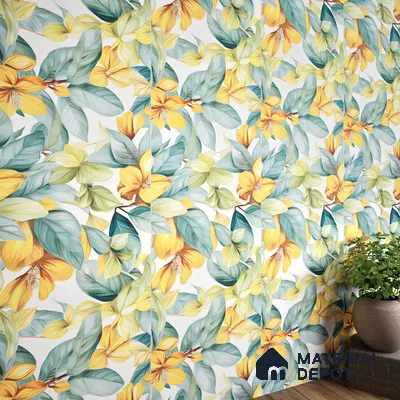 Tropical Look Wall Tile TL 06517 E CR Multi Decor 07 4 ft x 2 ft Vitrified Matte Finish Tile - 9 mm | Suitable for Living Room, Bedroom, Bathroom, Dining (Sample)