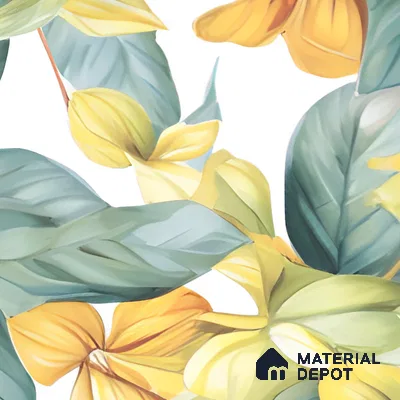 Tropical Look Wall Tile TL 06517 E CR Multi Decor 07 4 ft x 2 ft Vitrified Matte Finish Tile - 9 mm | Suitable for Living Room, Bedroom, Bathroom, Dining (Sample)
