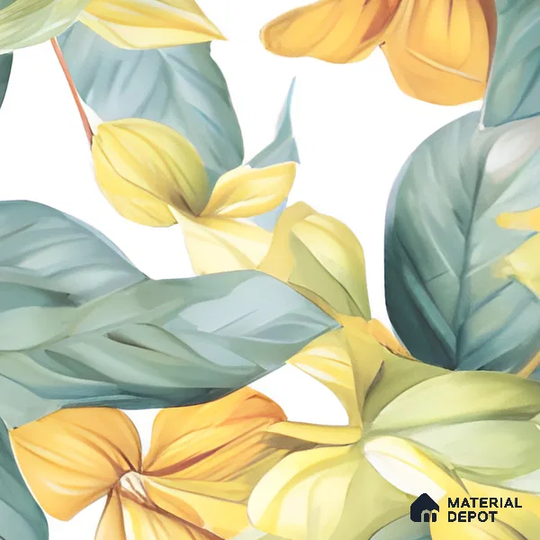 Tropical Look Wall Tile TL 06517 E CR Multi Decor 07 4 ft x 2 ft Vitrified Matte Finish Tile - 9 mm | Suitable for Living Room, Bedroom, Bathroom, Dining (Sample)