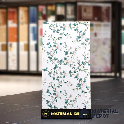 Floral Look Wall Tile TL 06517 G CR Multi Decor 09 4 ft x 2 ft Vitrified Matte Finish Tile - 9 mm | Suitable for Living Room, Bedroom, Bathroom, Dining (Sample)