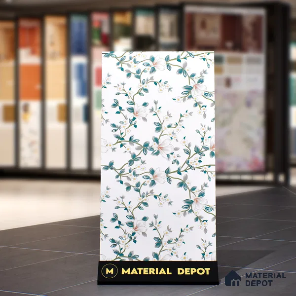 Floral Look Wall Tile TL 06517 G CR Multi Decor 09 4 ft x 2 ft Vitrified Matte Finish Tile - 9 mm | Suitable for Living Room, Bedroom, Bathroom, Dining (Sample)