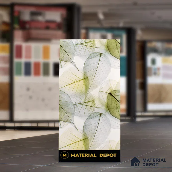 Tropical Look Wall Tile TL 06517 CR Multi Decor 01 4 ft x 2 ft Vitrified Matte Finish Tile - 9 mm | Suitable for Living Room, Bedroom, Bathroom, Dining (Sample)