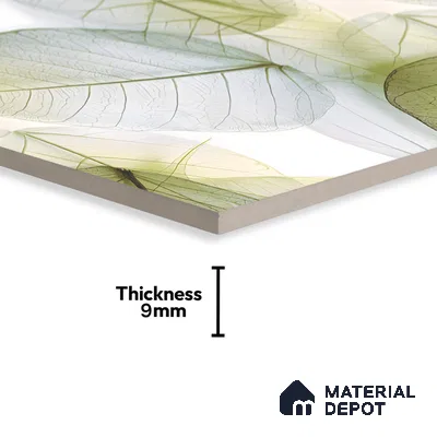 Tropical Look Wall Tile TL 06517 CR Multi Decor 01 4 ft x 2 ft Vitrified Matte Finish Tile - 9 mm | Suitable for Living Room, Bedroom, Bathroom, Dining (Sample)