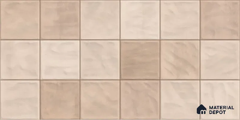 Faux Subway Wall Tile TL 06554 D Dove Brown Decor 2 ft x 1 ft Ceramic Glossy Finish - 8 mm | Suitable for Living Room, Kitchen & Bathroom