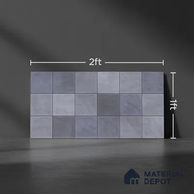 Highlighter Wall Tile TL 06554 E Dove Marine Decor 2 ft x 1 ft Ceramic Glossy Finish - 8 mm | Suitable for Living Room, Kitchen & Bathroom (Sample)