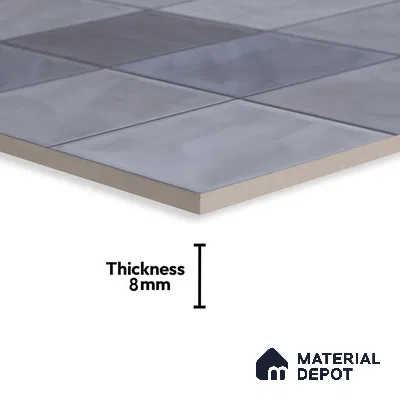 Highlighter Wall Tile TL 06554 E Dove Marine Decor 2 ft x 1 ft Ceramic Glossy Finish - 8 mm | Suitable for Living Room, Kitchen & Bathroom (Sample)