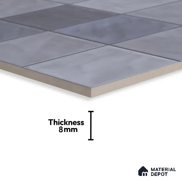 Highlighter Wall Tile TL 06554 E Dove Marine Decor 2 ft x 1 ft Ceramic Glossy Finish - 8 mm | Suitable for Living Room, Kitchen & Bathroom (Sample)