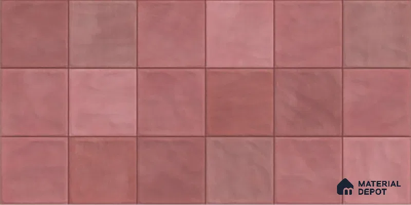 Highlighter Wall Tile TL 06554 F Dove Pink Decor 2 ft x 1 ft Ceramic Glossy Finish - 8 mm | Suitable for Living Room, Kitchen & Bathroom (Sample)