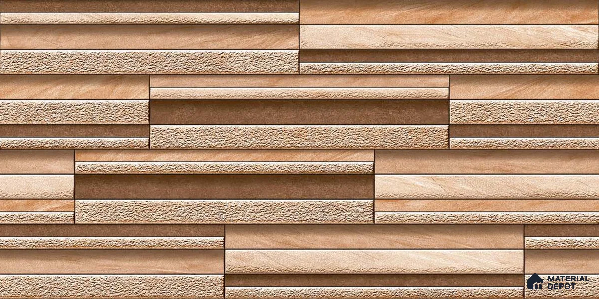 TL 01756 Sandy Beige 2 ft x 1 ft Matte Finish Ceramic Elevation Wall Tile - 10 mm