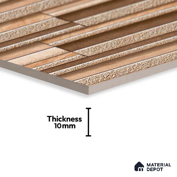 TL 01756 Sandy Beige 2 ft x 1 ft Matte Finish Ceramic Elevation Wall Tile - 10 mm