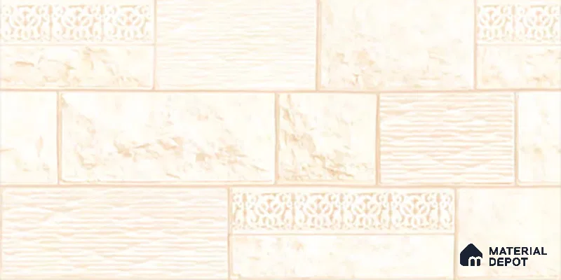 TL 01509 Sandy White 600x300 mm Ceramic Elevation Tile - 10 mm