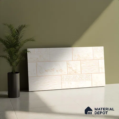 TL 01509 Sandy White 600x300 mm Ceramic Elevation Tile - 10 mm
