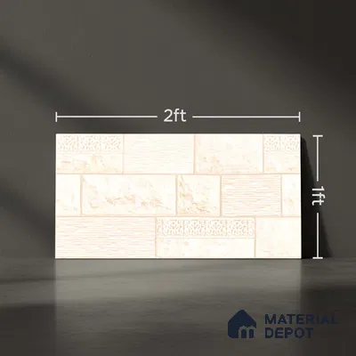 TL 01509 Sandy White 600x300 mm Ceramic Elevation Tile - 10 mm