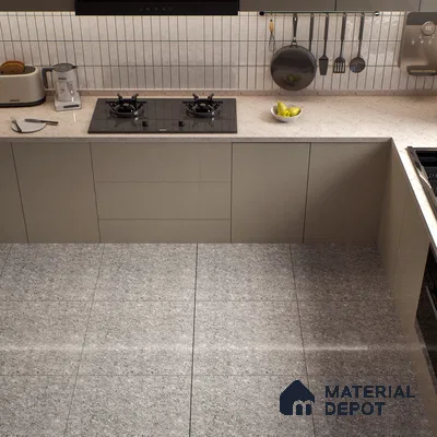 TL 06321 Grey 2 ft x 2 ft High Gloss Finish Vitrified Wall & Floor Tile - 9 mm (Sample)