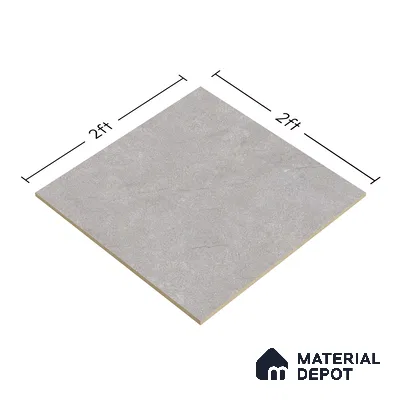 Stone Wall & Floor Tile TL 00576 Grey 2 ft x 2 ft Matte Finish Digital Porcelain Tile - 9.5 mm