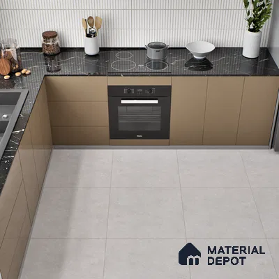 Stone Wall & Floor Tile TL 00576 Grey 2 ft x 2 ft Matte Finish Digital Porcelain Tile - 9.5 mm