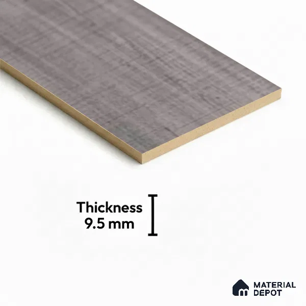TL 02996 Grey 39 x 8 inch Matte Finish Porcelain Floor & Wall Plank Tile - 9.5 mm | 2-3 mm Spacer is Mandatory