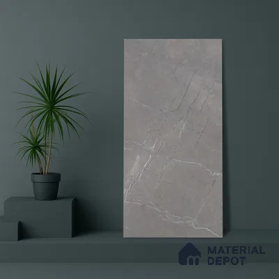 Marble Floor & Wall Tile TL 05620 Grey Armel 4 ft x 2 ft Matte Finish Vitrified Tile - 9 mm