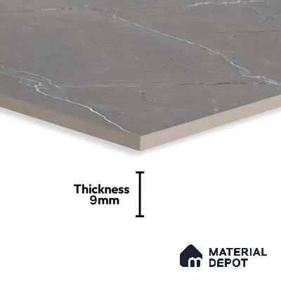Marble Floor & Wall Tile TL 05620 Grey Armel 4 ft x 2 ft Matte Finish Vitrified Tile - 9 mm