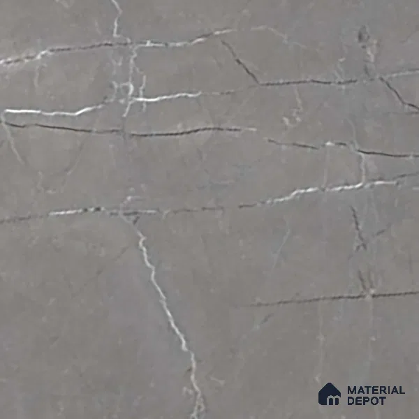 Marble Floor & Wall Tile TL 05620 Grey Armel 4 ft x 2 ft Matte Finish Vitrified Tile - 9 mm