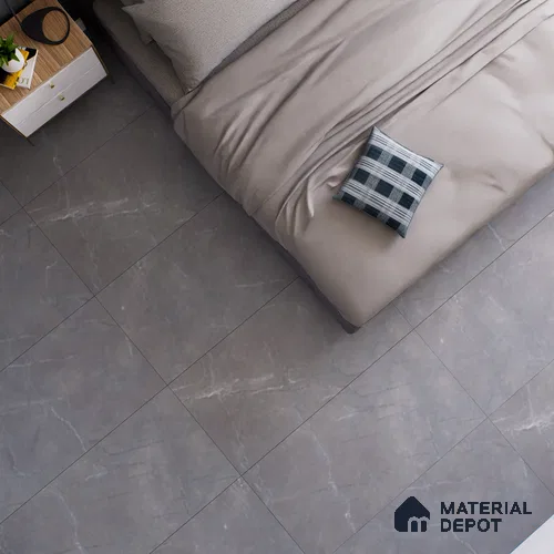 Marble Floor & Wall Tile TL 05620 Grey Armel 4 ft x 2 ft Matte Finish Vitrified Tile - 9 mm
