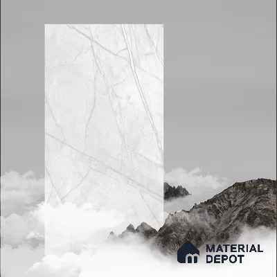 Marble Floor & Wall Tile TL 05618 B Bianco Avila 4 ft x 2 ft Matte Finish Vitrified Tile - 9 mm