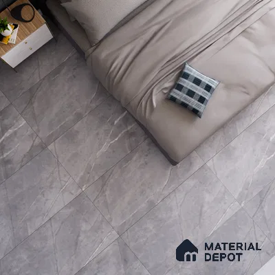 Marble Floor & Wall Tile TL 05618 Grey Avila 4 ft x 2 ft Matte Finish Vitrified Tile - 9 mm