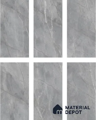 Marble Floor & Wall Tile TL 05618 Grey Avila 4 ft x 2 ft Matte Finish Vitrified Tile - 9 mm