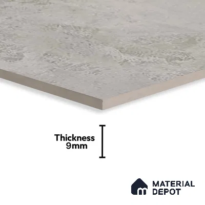 Cement Look Floor Tile TL 06635 B Alivar Bianco 4 ft x 2 ft Vitrified Matte Finish - 9 mm | (Random 5) | Suitable for Living Room, Bedroom, Bathroom, Kitchen, Office, Elevation & Dining (Sample)