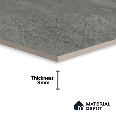 Cement Look Floor Tile TL 06635 Alivar Grey 4 ft x 2 ft Vitrified Matte Finish - 9 mm | (Random 5) | Suitable for Living Room, Bedroom, Bathroom, Kitchen, Office, Elevation & Dining (Sample)